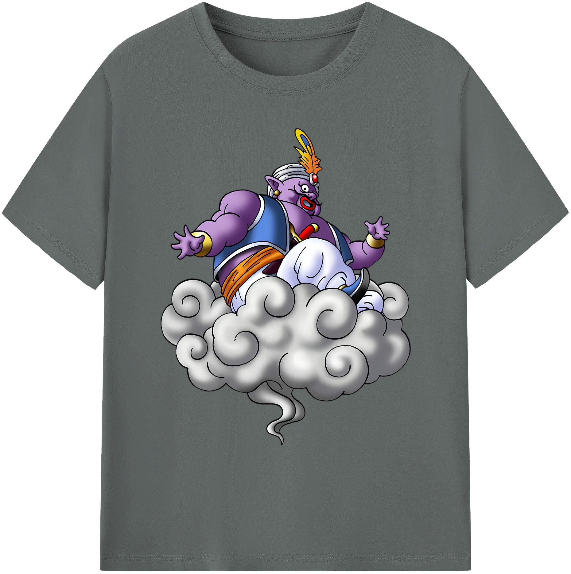 （画像用） ドラゴンクエスト Doragon Kuesuto Dragon Quest 綿100％ メンズ半袖Tシャツ｜肌触りやわらか＆通気性